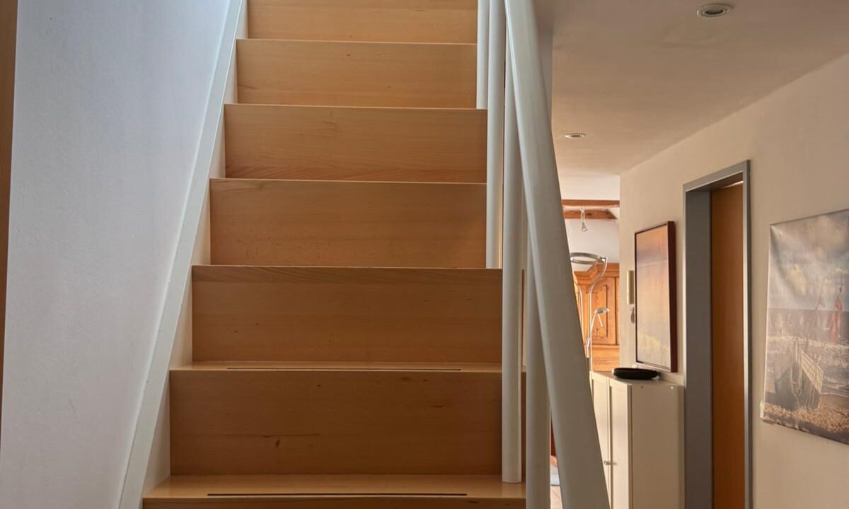 Treppe zum oberen Schlafzimmer