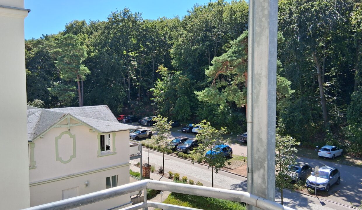 Balkon Aussicht von hinten